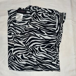 Zebra Scrub Top